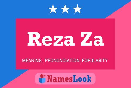 Reza Za 名字海报