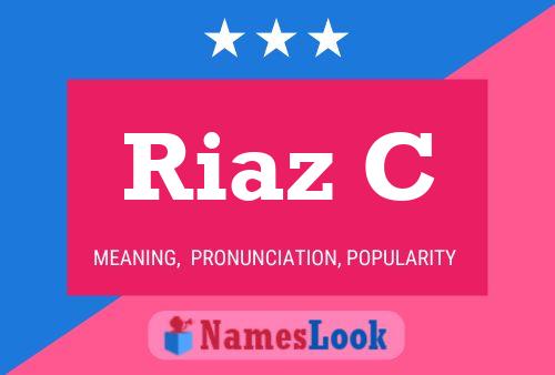 Riaz C 名字海报