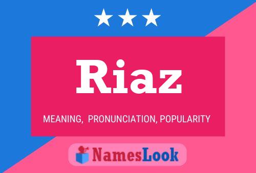 Riaz 名字海报