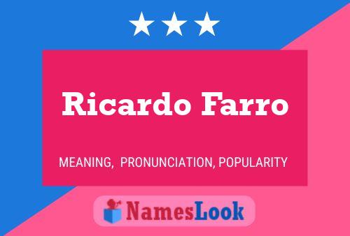 Ricardo Farro 名字海报