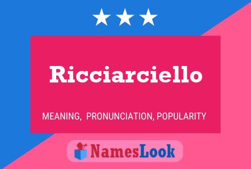 Ricciarciello 名字海报