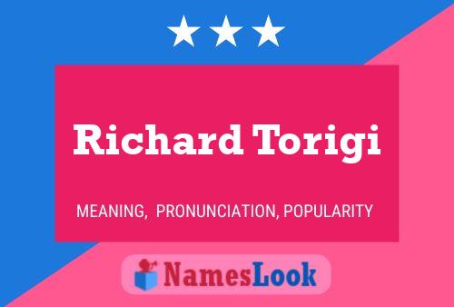 Richard Torigi 名字海报