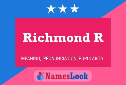 Richmond R 名字海报