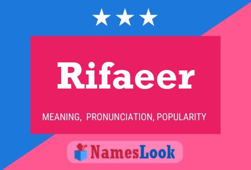 Rifaeer 名字海报