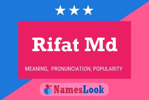 Rifat Md 名字海报