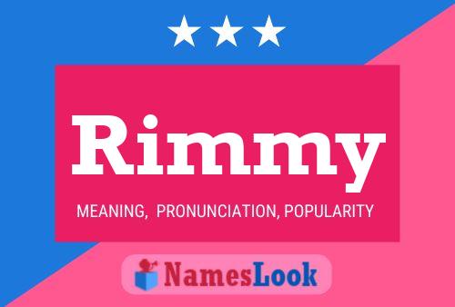 Rimmy 名字海报