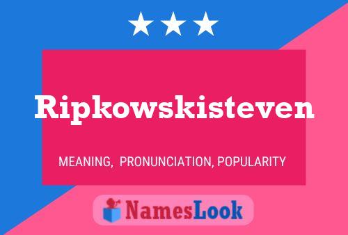 Ripkowskisteven 名字海报