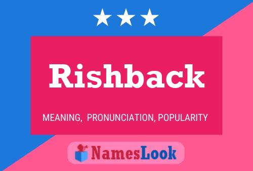 Rishback 名字海报