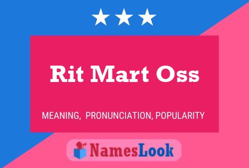 Rit Mart Oss 名字海报