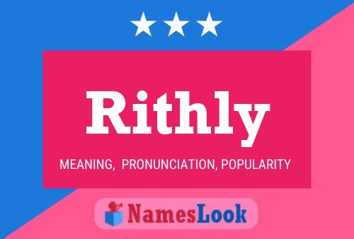 Rithly 名字海报