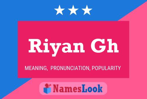 Riyan Gh 名字海报