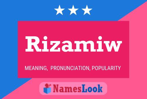 Rizamiw 名字海报