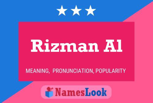 Rizman Al 名字海报