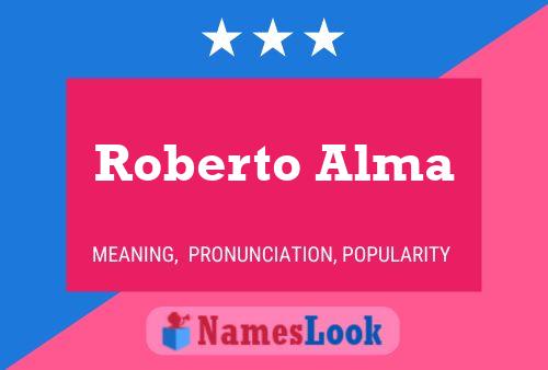 Roberto Alma 名字海报