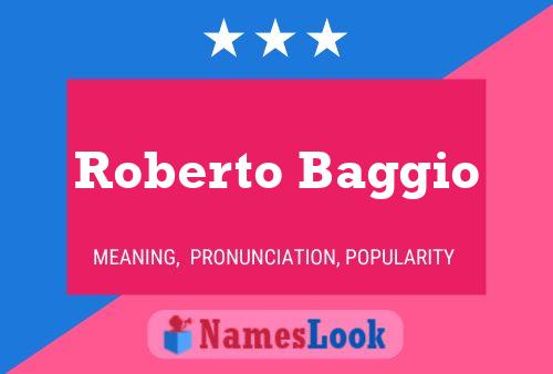 Roberto Baggio 名字海报