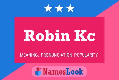 Robin Kc 名字海报