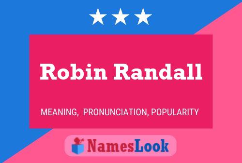 Robin Randall 名字海报