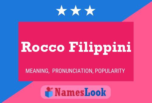 Rocco Filippini 名字海报