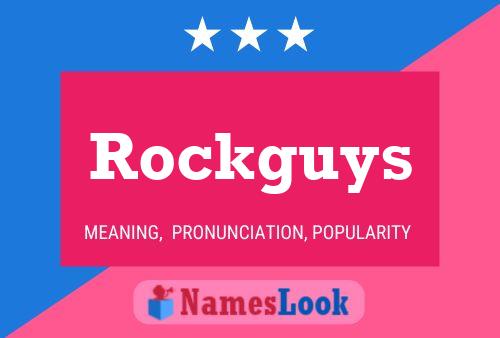 Rockguys 名字海报