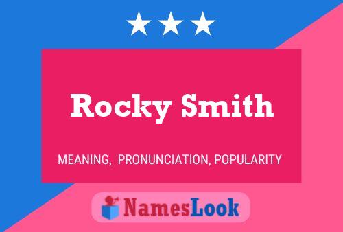 Rocky Smith 名字海报