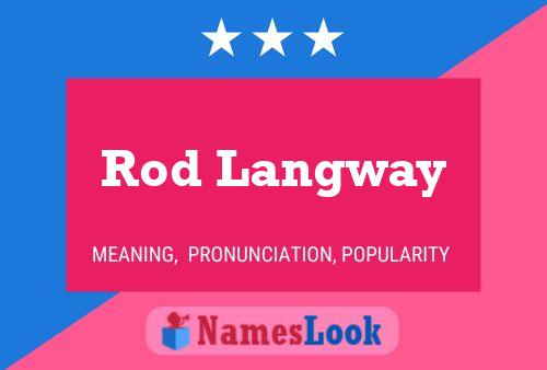 Rod Langway 名字海报