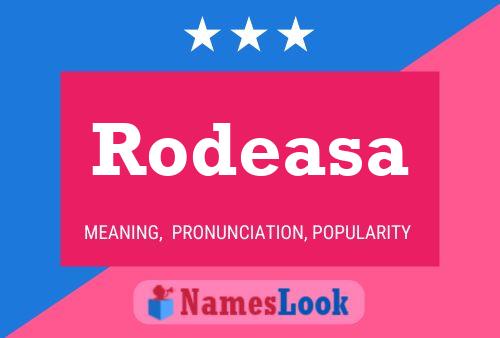 Rodeasa 名字海报