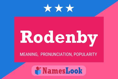 Rodenby 名字海报