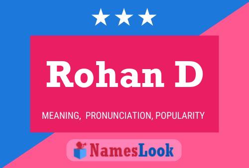 Rohan D 名字海报