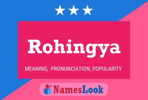 Rohingya 名字海报