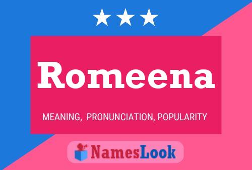 Romeena 名字海报