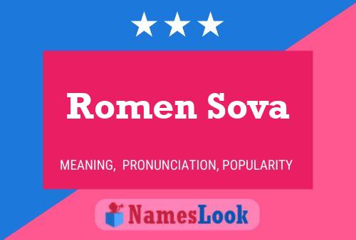 Romen Sova 名字海报