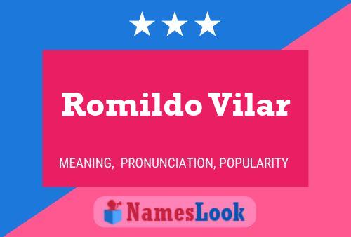 Romildo Vilar 名字海报