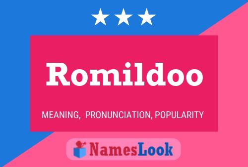 Romildoo 名字海报