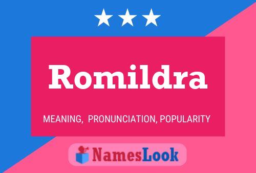 Romildra 名字海报