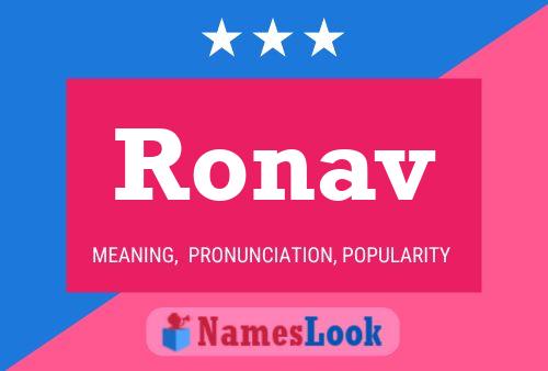 Ronav 名字海报