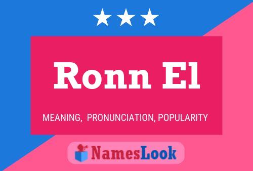 Ronn El 名字海报