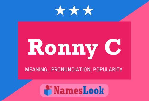 Ronny C 名字海报