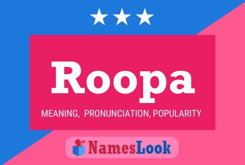 Roopa 名字海报