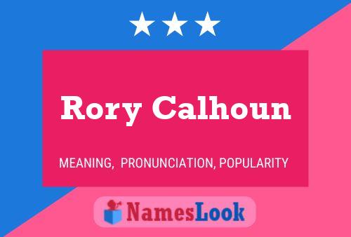 Rory Calhoun 名字海报