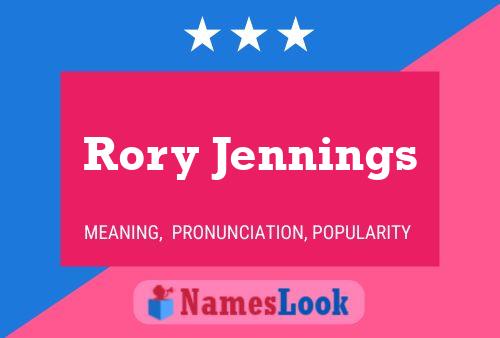 Rory Jennings 名字海报