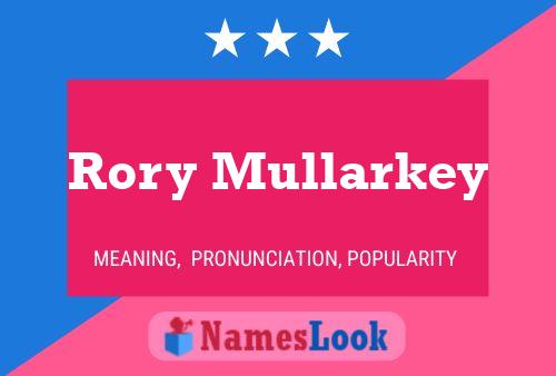 Rory Mullarkey 名字海报