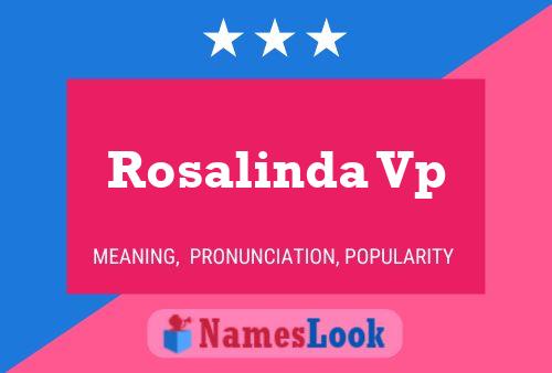 Rosalinda Vp 名字海报