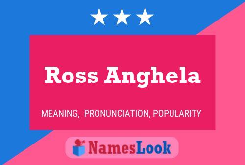 Ross Anghela 名字海报