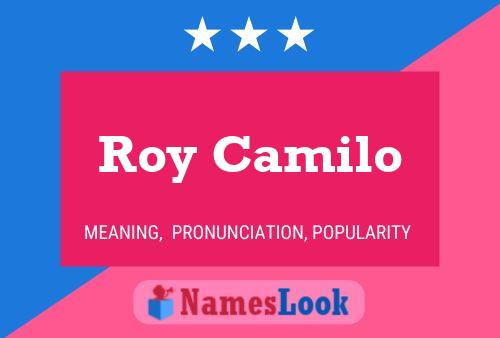 Roy Camilo 名字海报