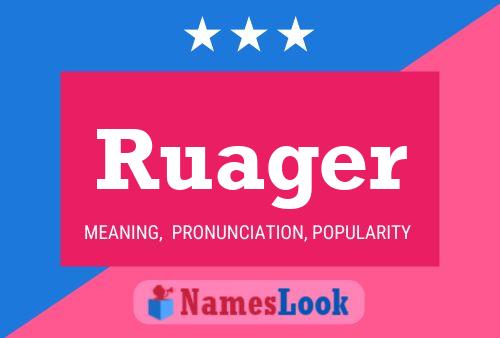 Ruager 名字海报