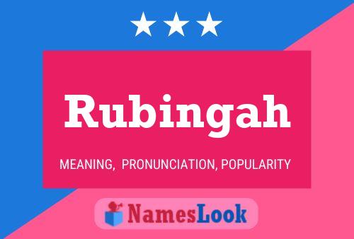 Rubingah 名字海报