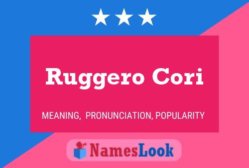 Ruggero Cori 名字海报