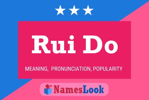 Rui Do 名字海报