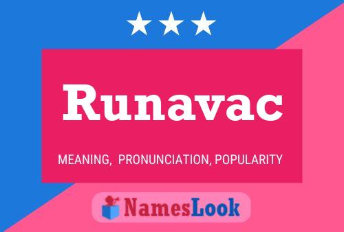 Runavac 名字海报