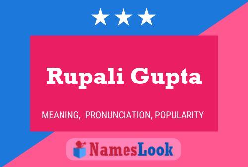 Rupali Gupta 名字海报